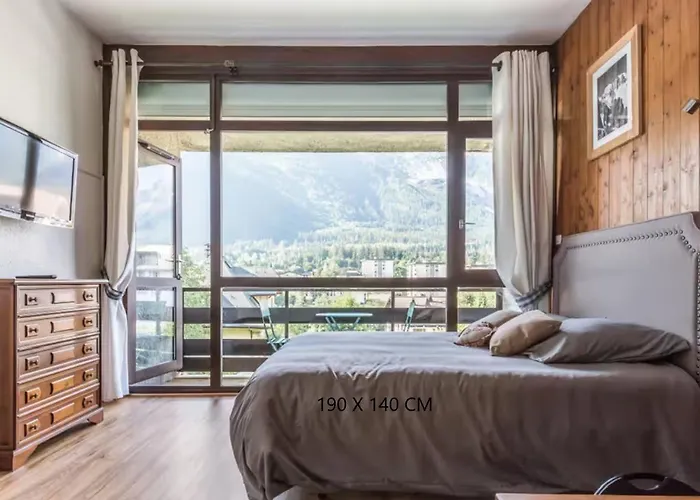 Grand 25 M2, Lumineux, Central, Vue Mont-blanc Apartman Chamonix